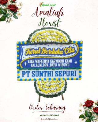 Papan Bunga Duka di Air Upas