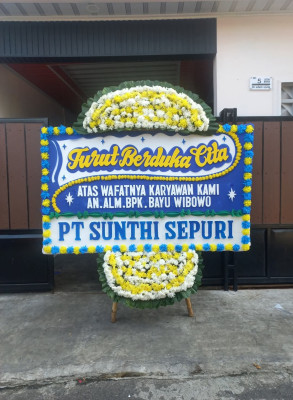 Papan Bunga Duka di Air Upas