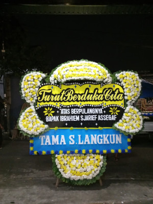 Papan Bunga Duka di Air Upas