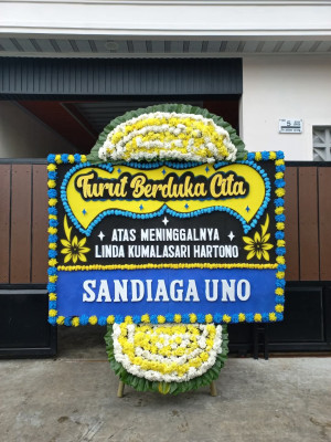 Papan Bunga Duka di Air Upas